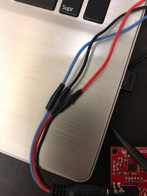 Modificación del código de colores rojo y negro en el cable del sensor