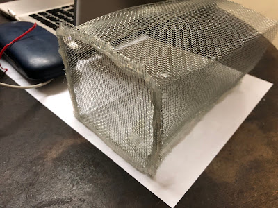 Estructura de la Jaula de Faraday con malla metálica