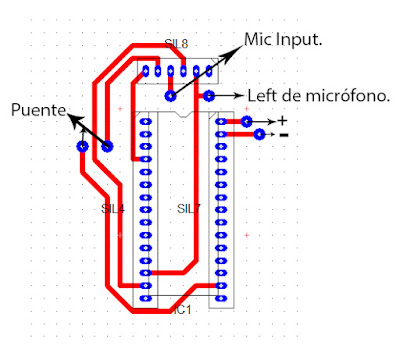 Diseño de pistas de circuito impreso para baquelita
